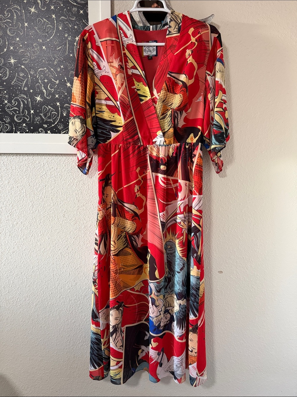 MUKZIN MANGA DRESS (red)